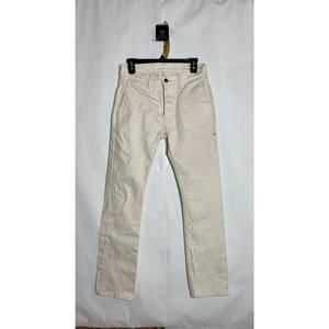 Imogene + Willie Made in USA 100% Cotton Jeans Oscar Cut Natural Canvas Sz 28